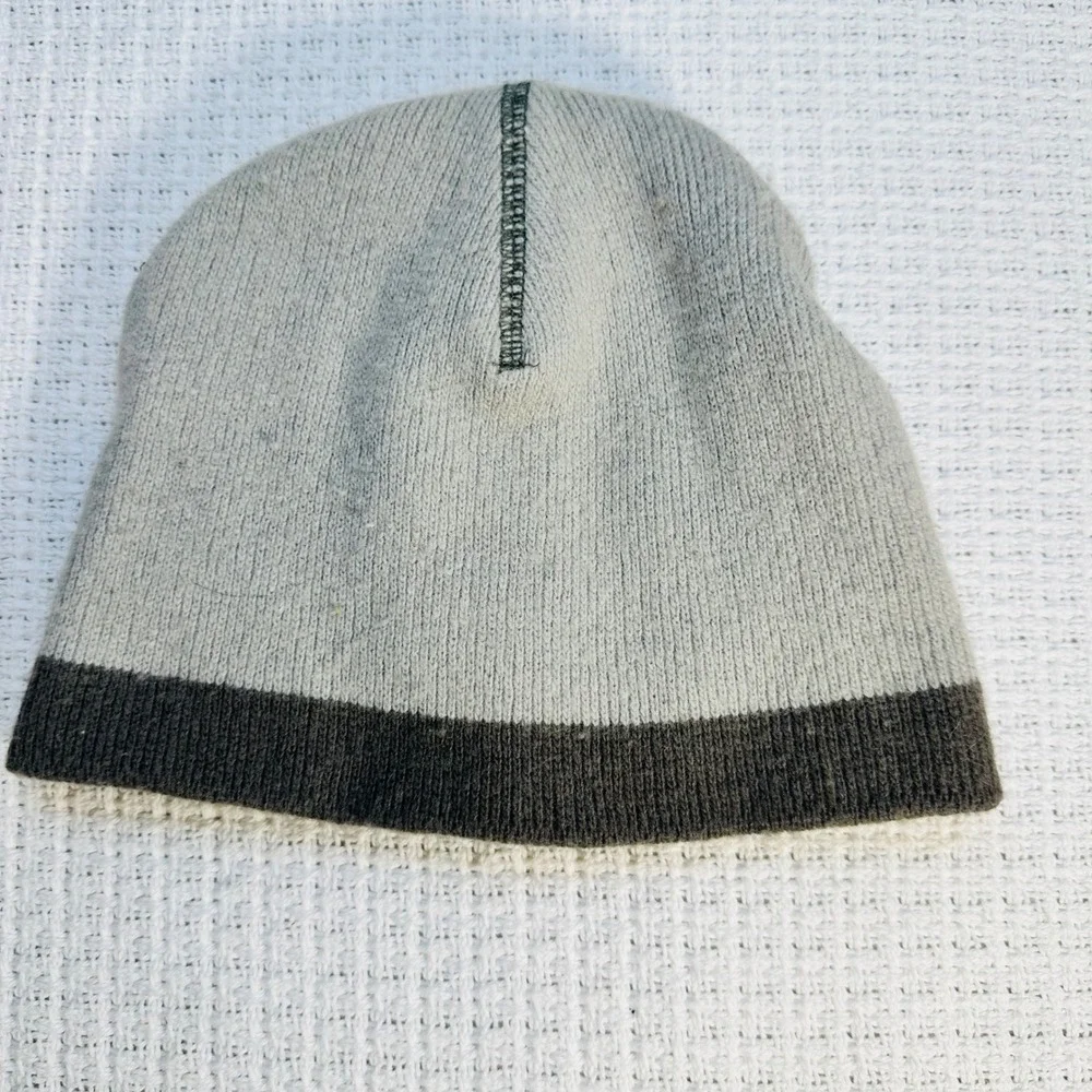 GAP Kids Beanie Hat Gray Brown‎ Knit Wool Blend Winter Warm